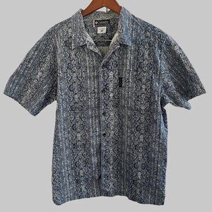 Columbia XCO Shirt Mens Extra Large Black White Authentic Outdoors Loose Fit‎
